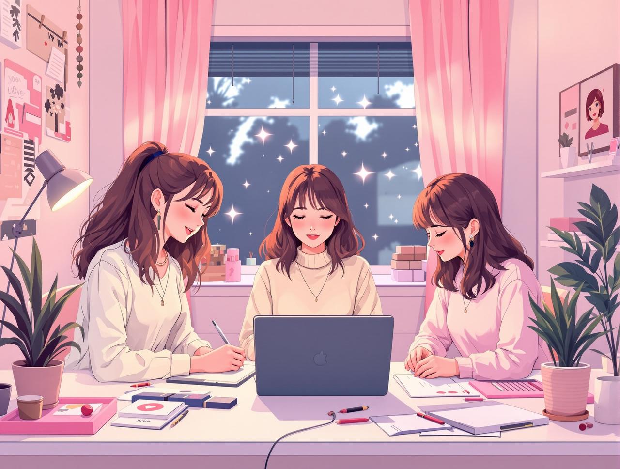 免费短剧网站创始团队 - 三个女孩的初心故事